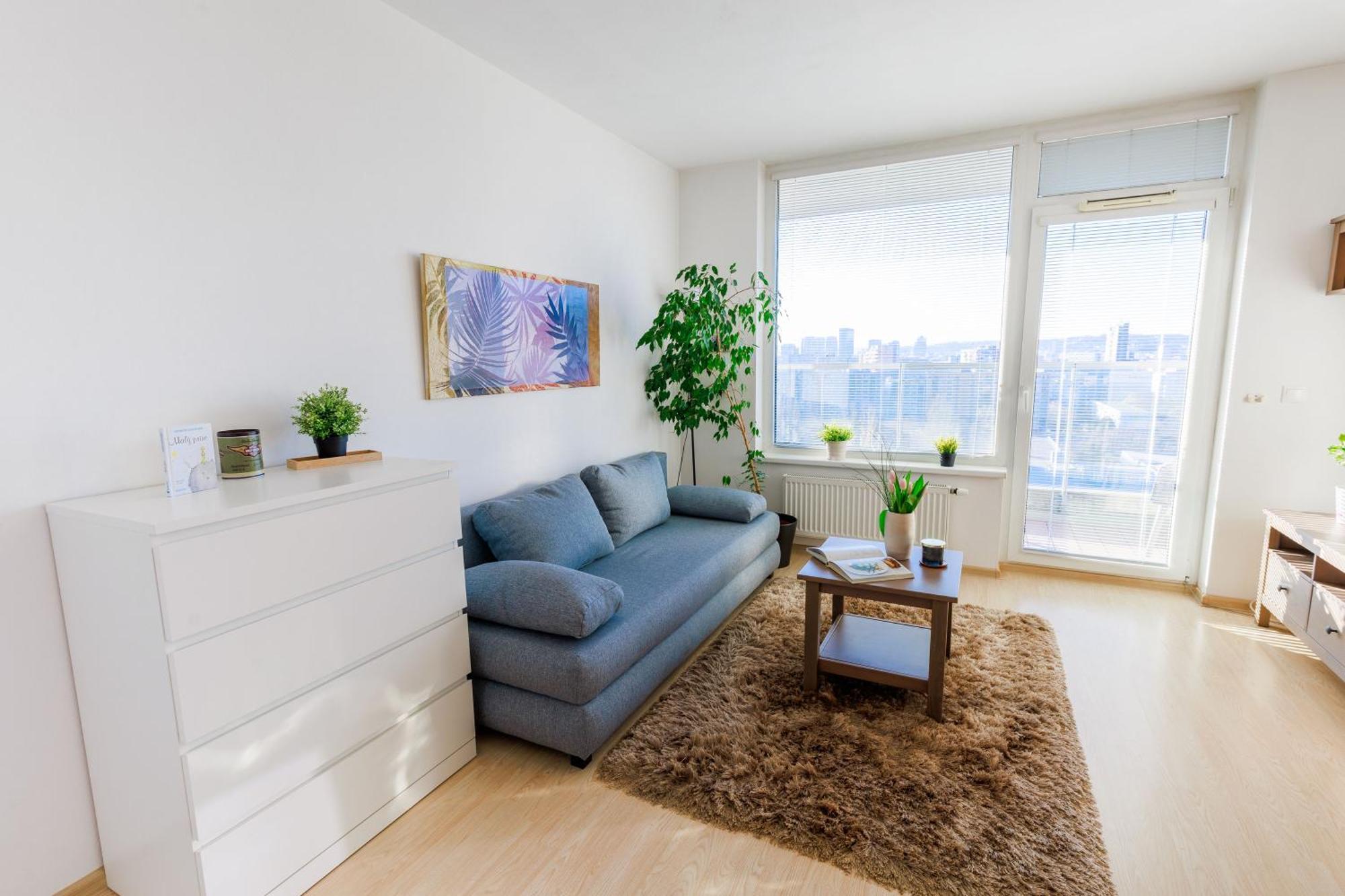 Sunny Apartment With Amazing Terrace On The 13Th Floor Near City Center Братислава Екстериор снимка